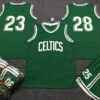 ÁO BÓNG RỔ CELTIC XANH LÁ IN CHO KHÁCH