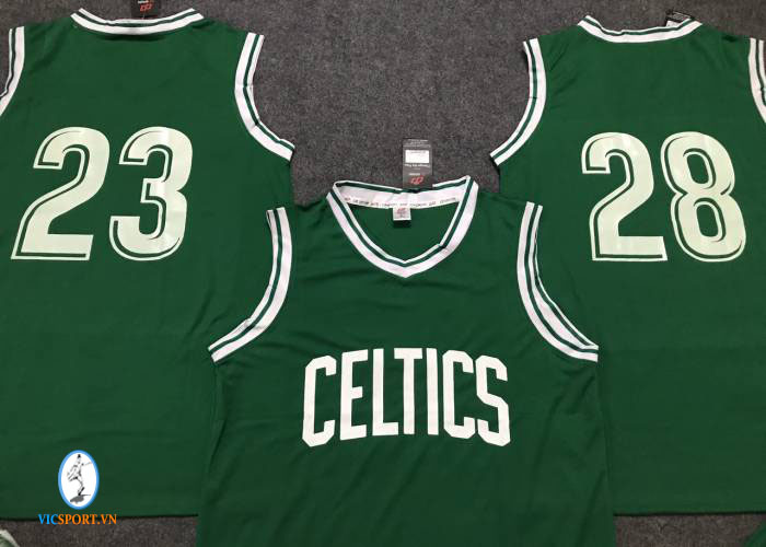 ÁO BÓNG RỔ CELTIC XANH LÁ IN CHO KHÁCH - Hình ảnh 2