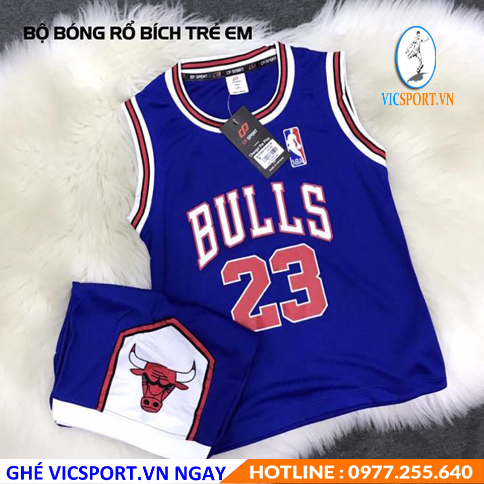 ÁO BÓNG RỔ TRẺ EM BULL - Hình ảnh 8