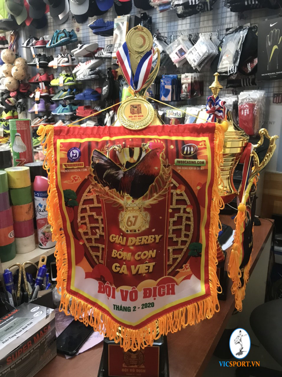 CỜ CÚP GIẢI DERBY BỐN CON GÀ VIỆT THÁNG 2-2020 - Hình ảnh 4