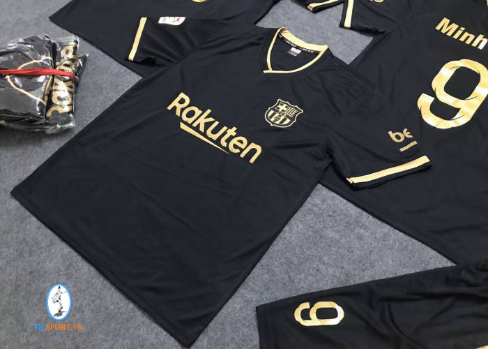 ÁO BARCELONA ĐEN IN CHO KHÁCH - Hình ảnh 3