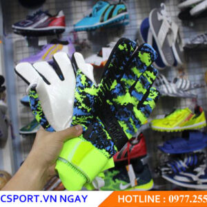 GĂNG TAY THỦ MÔN KHÔNG XƯƠNG ADIDAS PREDATOR MÀU XANH CHUỐI LOANG