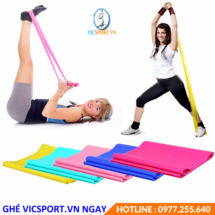 DÂY THUN KHÁNG LỰC TẬP YOGA - Hình ảnh 2