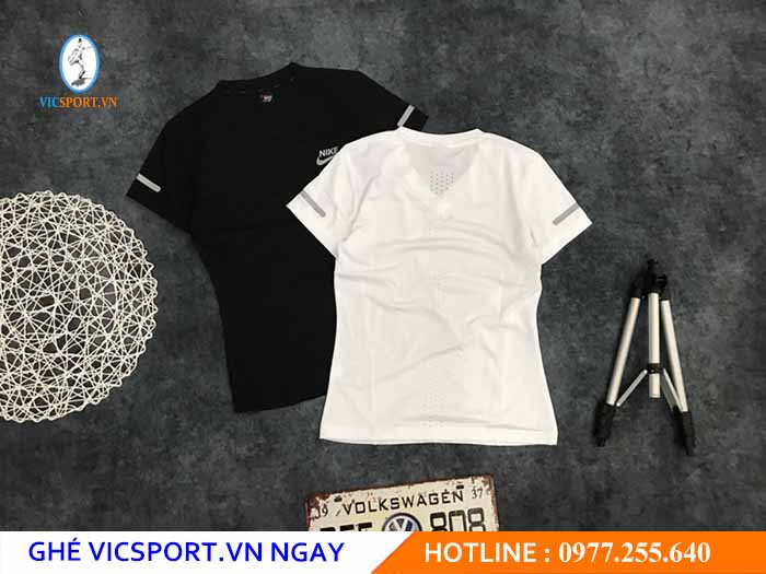 ÁO THUN NỮ NIKE PHỐI LƯỚI 9 MÀU - Hình ảnh 4
