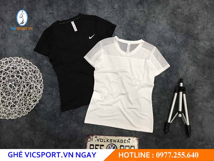 ÁO THUN NỮ NIKE PHỐI LƯỚI 6 MÀU - Hình ảnh 4