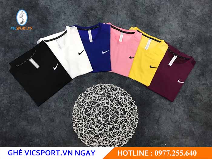 ÁO THUN NỮ NIKE PHỐI LƯỚI 6 MÀU - Hình ảnh 2