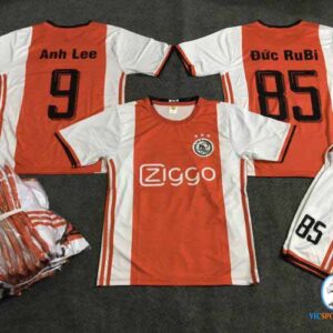 ÁO AJAX ĐỎ IN CHO KHÁCH