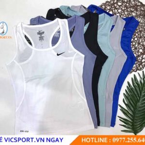 ÁO BA LỖ NIKE NỮ VẢI MÈ