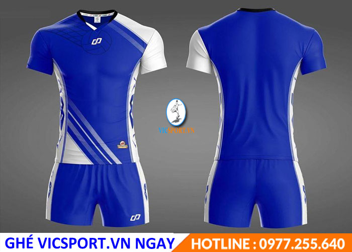 ÁO BÓNG CHUYỀN NAM NỮ GALVIN MÀU XANH BÍCH - Hình ảnh 5