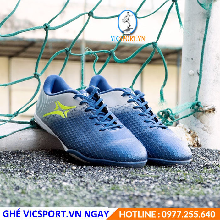 GIÀY ĐÁ BANH IWIN IMPRO 301 TF MÀU XANH BẠC - Hình ảnh 4