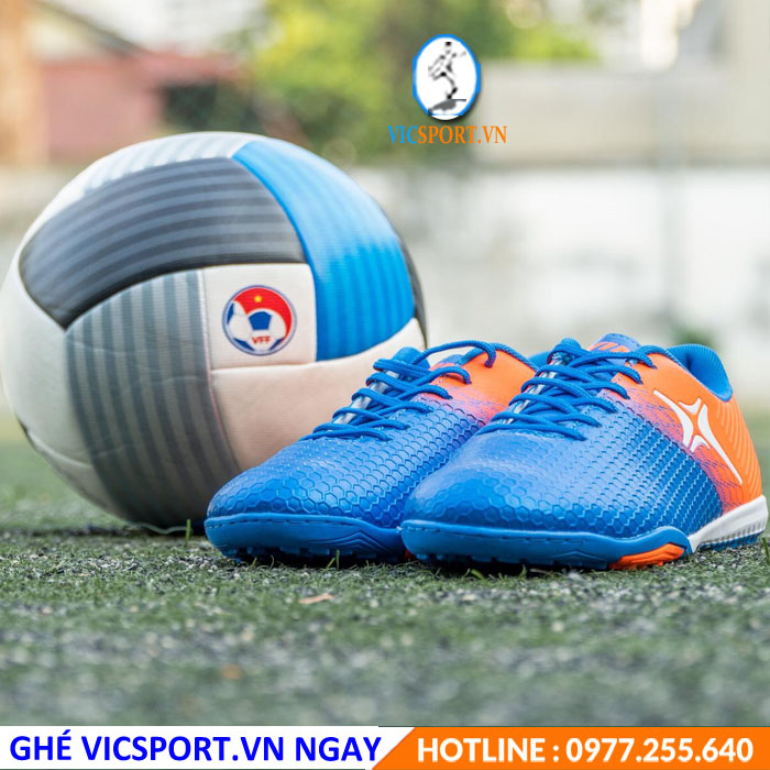 GIÀY ĐÁ BANH IWIN IMPRO 301 TF MÀU XANH CAM - Hình ảnh 5