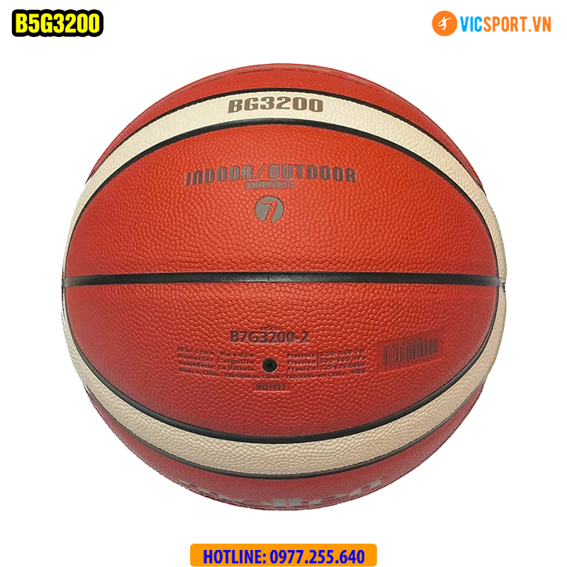 Quả bóng rổ Molten BG3200 chính hãng size 5-6-7 - Hình ảnh 8
