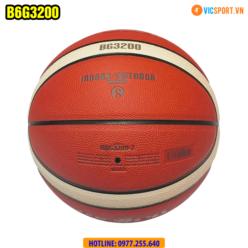 Quả bóng rổ Molten BG3200 chính hãng size 5-6-7 - Hình ảnh 11