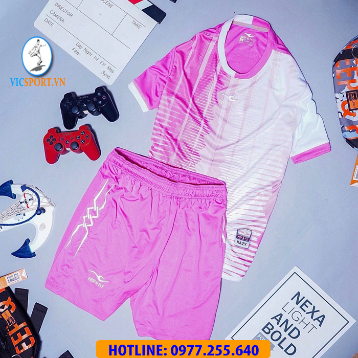 ÁO ĐÁ BANH RAZY MÀU HỒNG - Hình ảnh 12