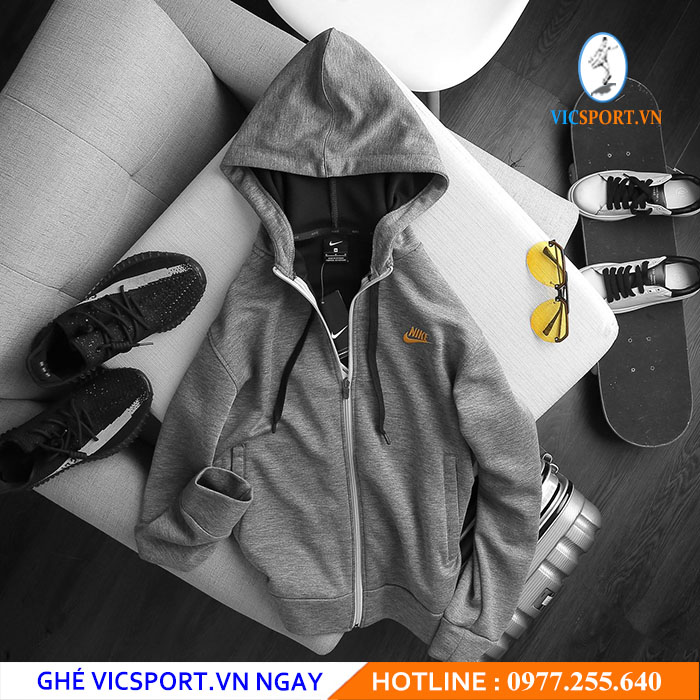 ÁO KHOÁC THUN NAM NIKE TRƠN ĐẸP MÊ - Hình ảnh 4