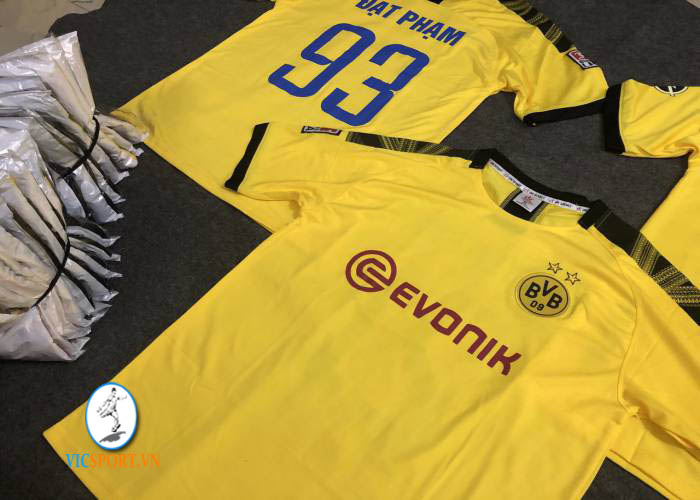 ÁO DORTMUND VÀNG 2019 IN CHO KHÁCH - Hình ảnh 2