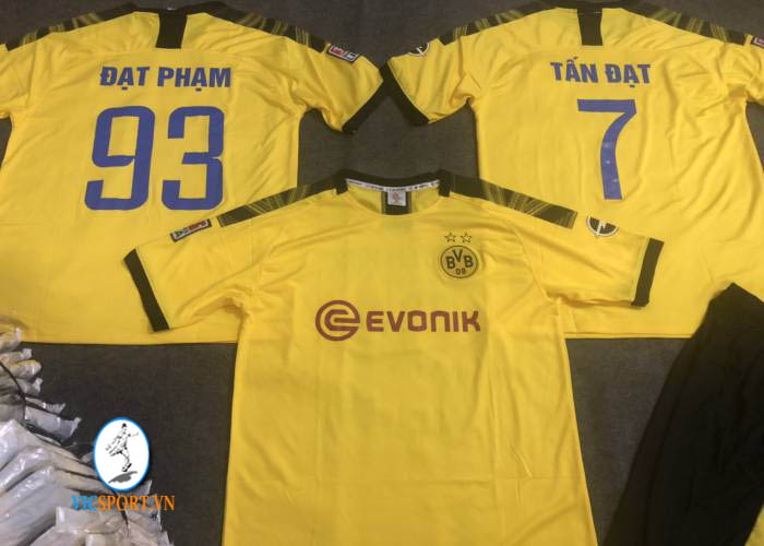 ÁO DORTMUND VÀNG 2019 IN CHO KHÁCH
