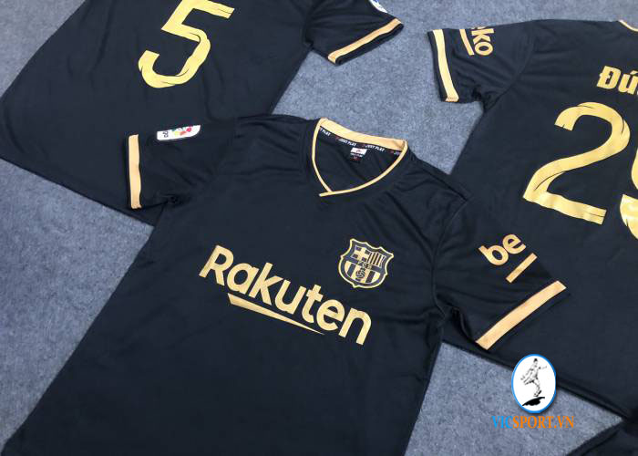 ÁO BARCELONA ĐEN IN CHO KHÁCH - Hình ảnh 4