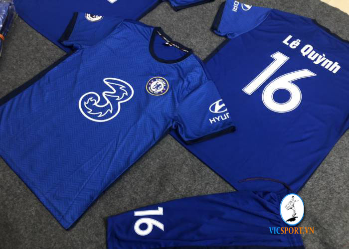 ÁO CHELSEA XANH BÍCH IN CHO KHÁCH - Hình ảnh 4