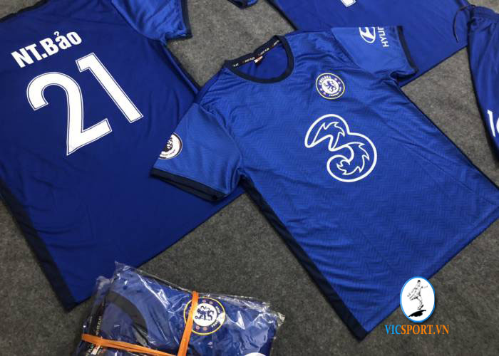 ÁO CHELSEA XANH BÍCH IN CHO KHÁCH - Hình ảnh 3