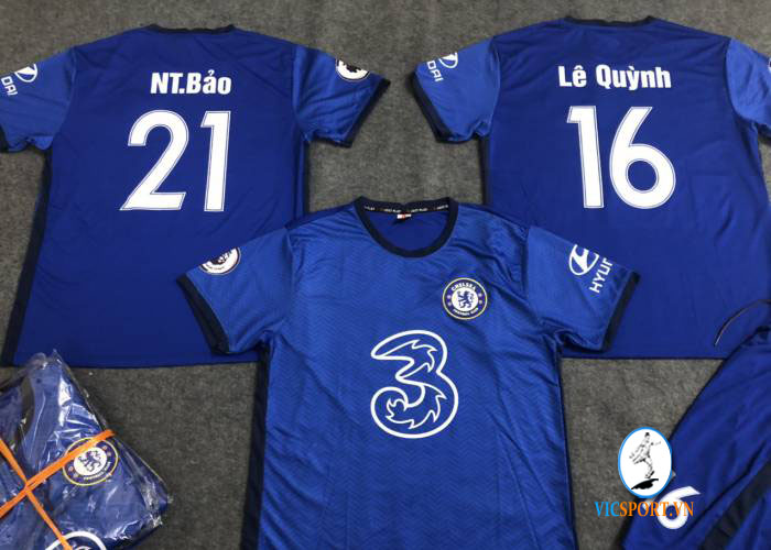 ÁO CHELSEA XANH BÍCH IN CHO KHÁCH - Hình ảnh 5