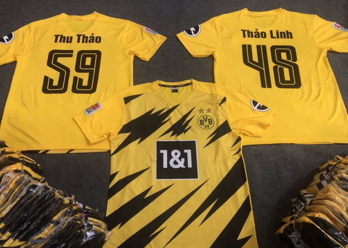 ÁO DORTMUND VÀNG 2020 IN CHO KHÁCH - Hình ảnh 5