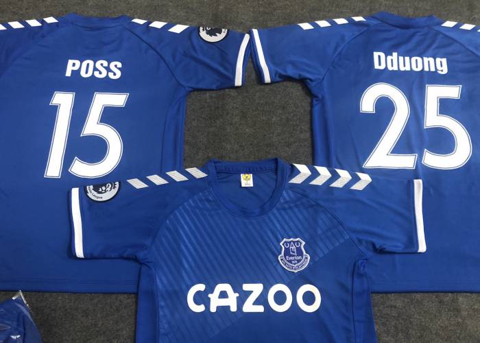 ÁO EVERTON XANH 2020 IN CHO KHÁCH - Hình ảnh 5