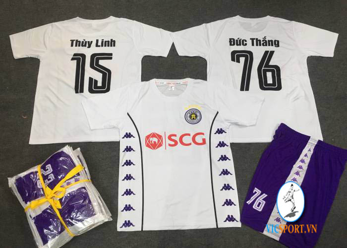 ÁP HÀ NỘI FC TRẮNG IN CHO KHÁCH