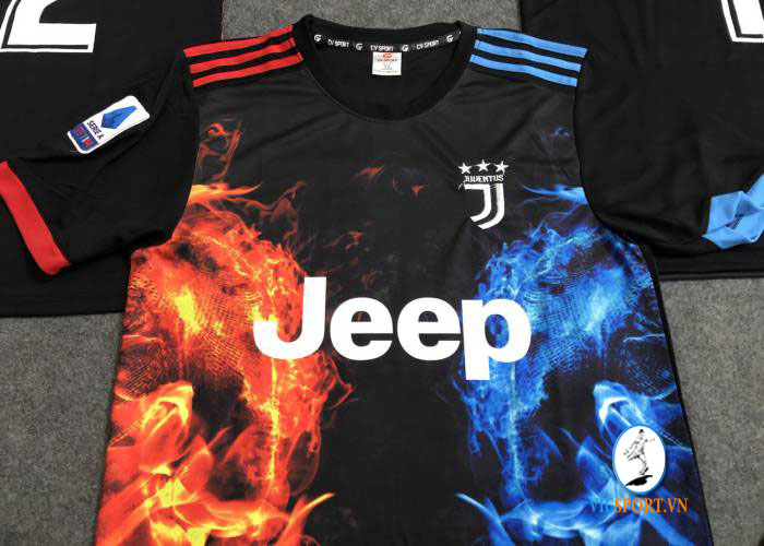 ÁO JUVENTUS ĐEN LOANG IN CHO KHÁCH - Hình ảnh 5