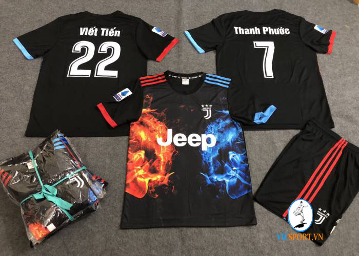 ÁO JUVENTUS ĐEN LOANG IN CHO KHÁCH - Hình ảnh 6