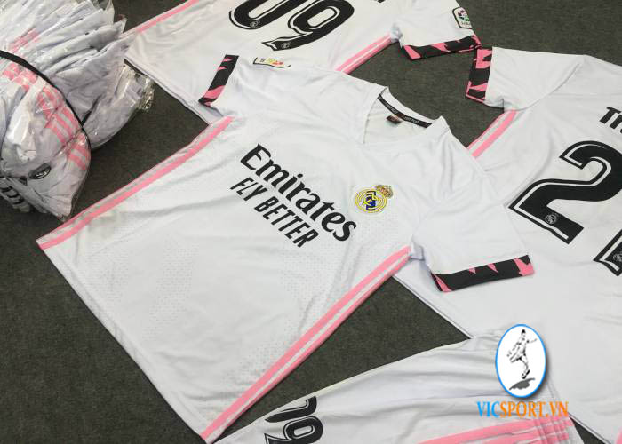 ÁO REAL TRẮNG 2020 IN CHO KHÁCH - Hình ảnh 3