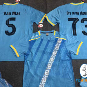 ÁO VERTY XANH BIỂN IN CHO KHÁCH