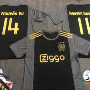 ÁO AJAX XÁM ĐEN IN CHO KHÁCH
