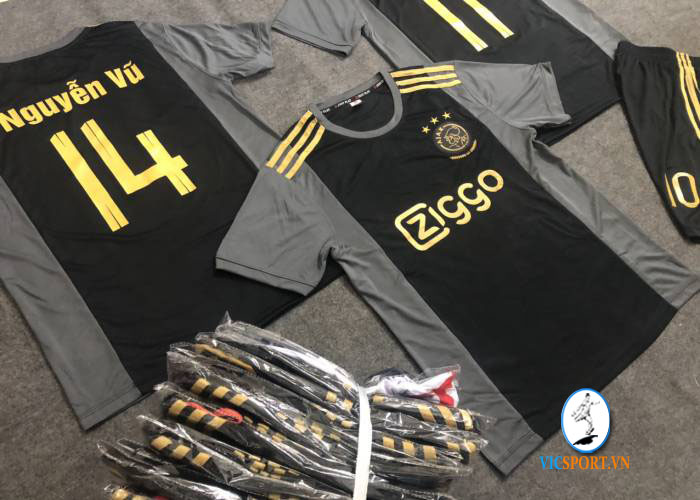 ÁO AJAX XÁM ĐEN IN CHO KHÁCH - Hình ảnh 4