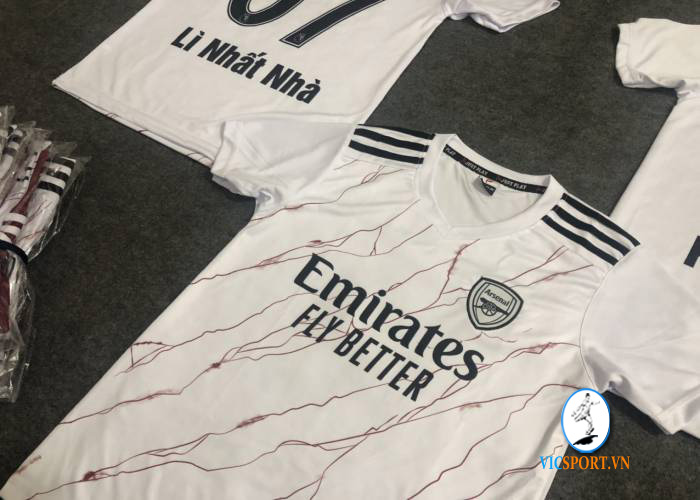 ÁO ARSENAL TRẮNG TRẺ EM IN CHO KHÁCH - Hình ảnh 5