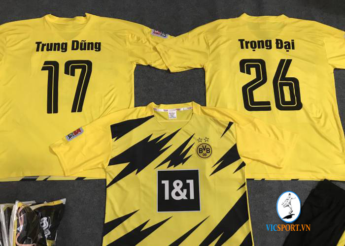ÁO DORTMUND VÀNG 2020 IN CHO KHÁCH - Hình ảnh 6