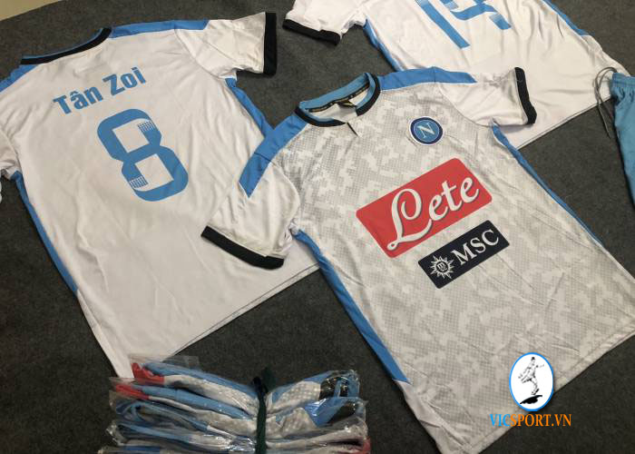 ÁO NAPOLI TRẮNG 2020 IN CHO KHÁCH - Hình ảnh 3