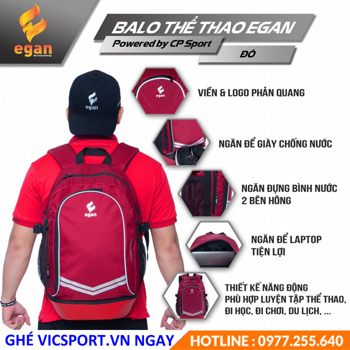 Balô thể thao Egan 01 - Hình ảnh 6