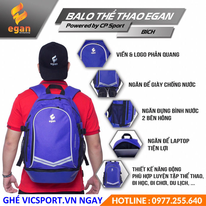 Balô thể thao Egan 01 - Hình ảnh 7