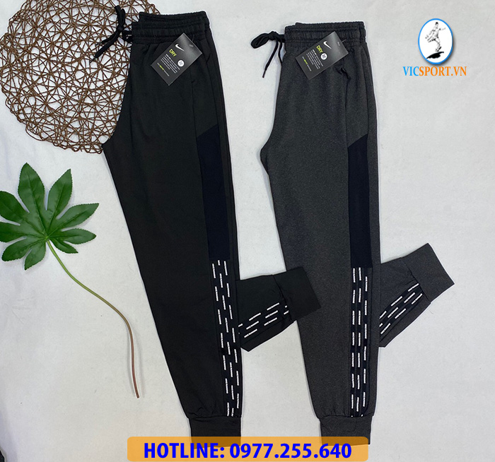 QUẦN JOGGER NỮ PHỐI HÔNG 2 MÀU - Hình ảnh 2