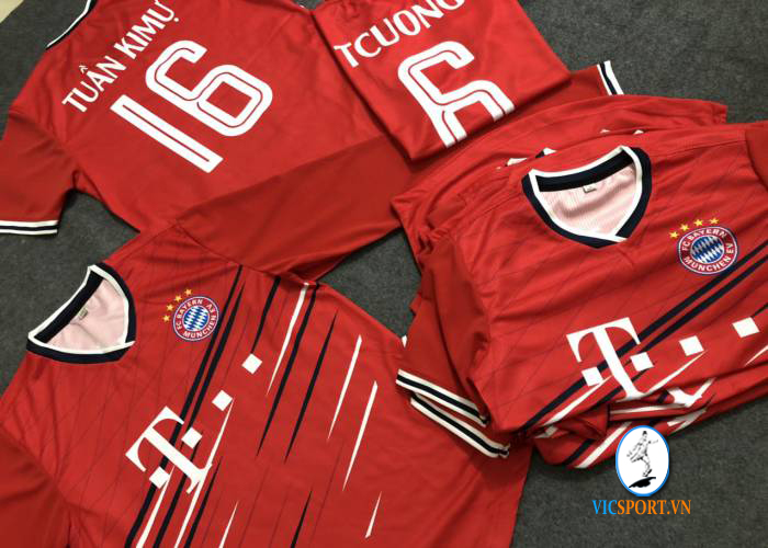 ÁO BAYERN ĐỎ MAY CHO KHÁCH NHẬT BẢN - Hình ảnh 7