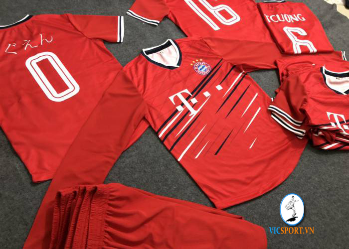 ÁO BAYERN ĐỎ MAY CHO KHÁCH NHẬT BẢN - Hình ảnh 6