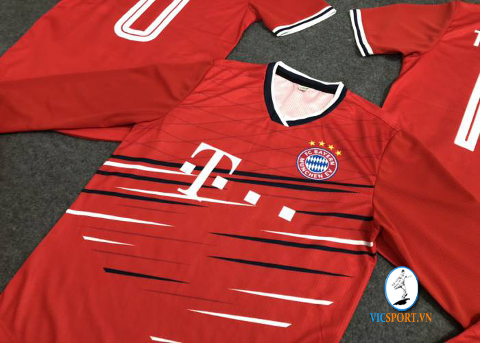 ÁO BAYERN ĐỎ MAY CHO KHÁCH NHẬT BẢN - Hình ảnh 5
