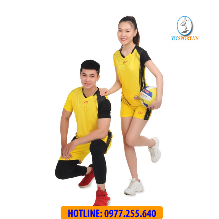 ÁO BÓNG CHUYỀN NỮ GALVIN MÀU VÀNG - Hình ảnh 3
