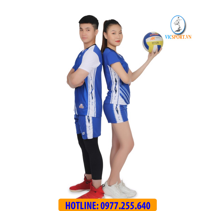 ÁO BÓNG CHUYỀN NỮ GALVIN MÀU XANH BÍCH - Hình ảnh 3