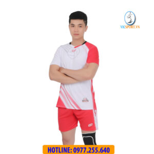 ÁO BÓNG CHUYỀN NAM GALVIN MÀU TRẮNG