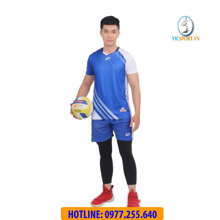 ÁO BÓNG CHUYỀN NAM GALVIN MÀU XANH BÍCH - Hình ảnh 2