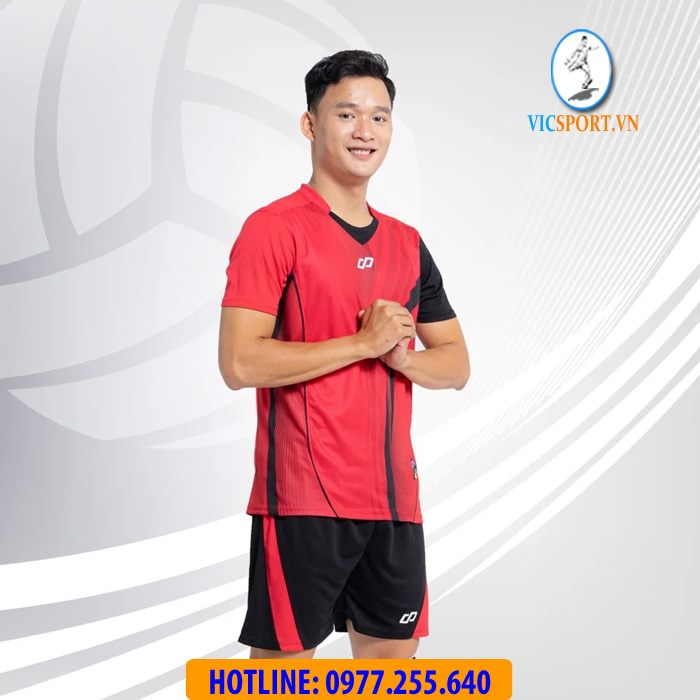 ÁO BÓNG CHUYỀN NAM ZENTIGA MÀU ĐỎ - Hình ảnh 5