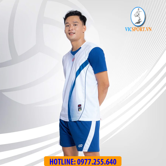 ÁO BÓNG CHUYỀN NAM ZENTIGA MÀU TRẮNG - Hình ảnh 5