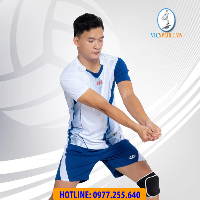 ÁO BÓNG CHUYỀN NAM ZENTIGA MÀU TRẮNG - Hình ảnh 4